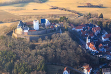 Gilet Otzberg à le quartier Hering in Otzberg dans le département Hesse, Allemagne d'en haut