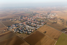 Photographie aérienne de Quartier Habitzheim in Otzberg dans le département Hesse, Allemagne