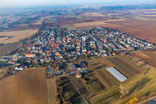 Vue aérienne de Quartier Klein-Zimmern in Groß-Zimmern dans le département Hesse, Allemagne