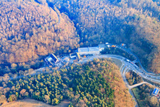 Vue aérienne de Eberstadt dans le département Hesse, Allemagne