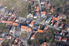 Oberlauterbach dans le département Bas Rhin, France vue d'en haut