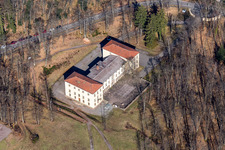 Vue aérienne de Château de la Villa Ludwigshöhe à Edenkoben dans le département Rhénanie-Palatinat, Allemagne