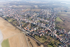 Quartier Heiligenstein in Römerberg dans le département Rhénanie-Palatinat, Allemagne d'en haut