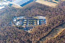 Vue aérienne de Stand de tir Philippsburg - SAPB GmbH & Co.KG à Philippsburg dans le département Bade-Wurtemberg, Allemagne