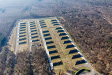 Mertzwiller dans le département Bas Rhin, France depuis l'avion