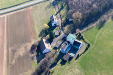 Mertzwiller dans le département Bas Rhin, France vue du ciel