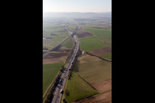Vue aérienne de Gottesheim dans le département Bas Rhin, France