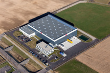 Mommenheim dans le département Bas Rhin, France vue du ciel