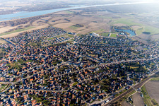 Enregistrement par drone de Gambsheim dans le département Bas Rhin, France