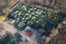 Vue aérienne de Paintball Achern à le quartier Fautenbach in Achern dans le département Bade-Wurtemberg, Allemagne