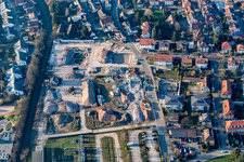 Vue aérienne de Nouvelle zone de développement Spitalstr à Achern dans le département Bade-Wurtemberg, Allemagne