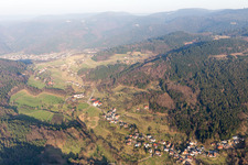 Vue aérienne de Quartier Neusatz in Bühl dans le département Bade-Wurtemberg, Allemagne