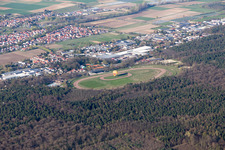 Quartier Herxheim in Herxheim bei Landau dans le département Rhénanie-Palatinat, Allemagne d'en haut