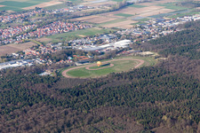 Quartier Herxheim in Herxheim bei Landau dans le département Rhénanie-Palatinat, Allemagne hors des airs