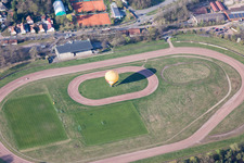 Quartier Herxheim in Herxheim bei Landau dans le département Rhénanie-Palatinat, Allemagne depuis l'avion