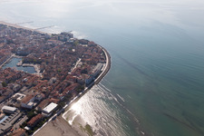 Grado dans le département Gorizia, Italie d'en haut
