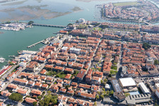 Grado dans le département Gorizia, Italie hors des airs