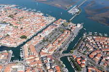 Grado dans le département Gorizia, Italie vue du ciel
