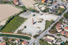 Fossalta di Portogruaro dans le département Vénétie, Italie d'en haut