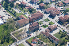Vue aérienne de Santa Margherita dans le département Vénétie, Italie
