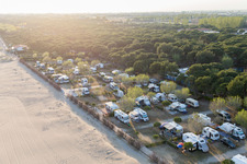 Vue aérienne de Ca' Crepaldo dans le département Vénétie, Italie