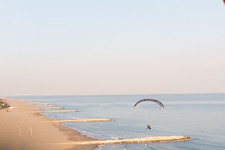 Vue aérienne de Ca' Pasquali dans le département Vénétie, Italie