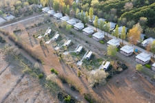 Vue aérienne de Ca' Savio dans le département Vénétie, Italie