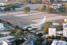 Photographie aérienne de Ca' Costantini dans le département Vénétie, Italie