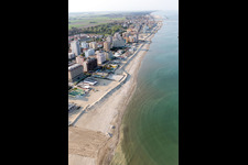 Vue oblique de Lido DI Savio dans le département Émilie-Romagne, Italie