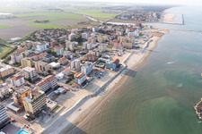 Lido DI Savio dans le département Émilie-Romagne, Italie hors des airs