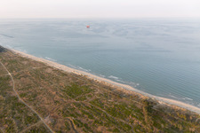 Vue aérienne de Lido DI Dante dans le département Émilie-Romagne, Italie
