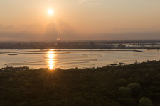 Vue aérienne de Colonia Marina dans le département Émilie-Romagne, Italie