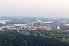 Vue aérienne de Marina Romea dans le département Émilie-Romagne, Italie