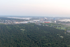Vue aérienne de Marina Romea dans le département Émilie-Romagne, Italie