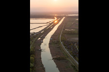 Photographie aérienne de Marina Romea dans le département Émilie-Romagne, Italie