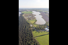 Vue aérienne de Lido di Volano dans le département Émilie-Romagne, Italie