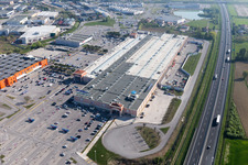 Vue aérienne de Campeio dans le département Vénétie, Italie