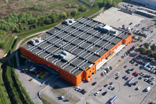 Vue aérienne de Campeio dans le département Vénétie, Italie