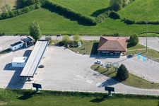 Vue aérienne de Sega-Malcanton dans le département Vénétie, Italie