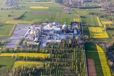 Vue oblique de Borgo Ampiano dans le département Frioul-Vénétie Julienne, Italie