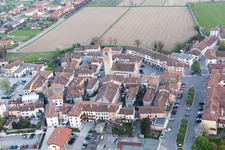 Bando dans le département Frioul-Vénétie Julienne, Italie vue d'en haut