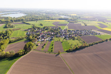 Vue oblique de Neuhaeusel dans le département Bas Rhin, France