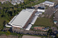 Zone industrielle Ouest à le quartier Vimbuch in Bühl dans le département Bade-Wurtemberg, Allemagne d'en haut