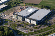 Chantier de construction LUK de la zone industrielle de Bußmatten à Bühl dans le département Bade-Wurtemberg, Allemagne hors des airs