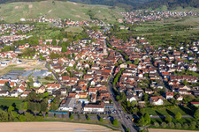 Vue aérienne de Quartier Steinbach in Baden-Baden dans le département Bade-Wurtemberg, Allemagne