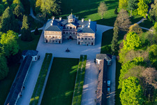 Vue aérienne de Château préféré à Förch à le quartier Förch in Rastatt dans le département Bade-Wurtemberg, Allemagne
