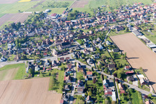 Eschbach dans le département Bas Rhin, France vue d'en haut