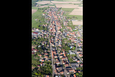 Enregistrement par drone de Eschbach dans le département Bas Rhin, France