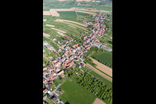 Forstheim dans le département Bas Rhin, France d'en haut