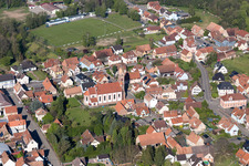Gundershoffen dans le département Bas Rhin, France d'en haut